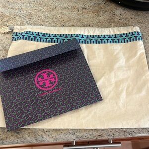 Tory Burch Small Cream Dust Bag & Gift Box/Bag 🆕